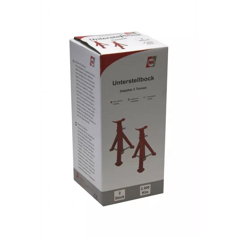 IWH skladací podstavec 2 tony, pracovná výška 27,5 - 36,5 cm 10899