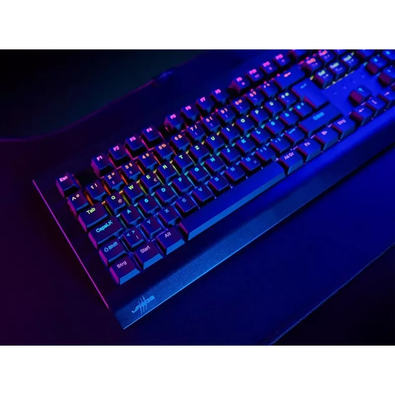 uRage Exodus 600 mechanická herná klávesnica, červené spínače, čierna, nemecká QWERTZ 00217832