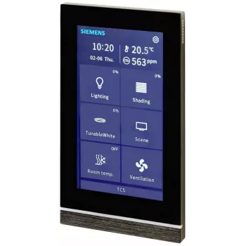 Siemens Touch Control TC5 5 panel, čierny, pod omietku 205/22 (5WG12052AB22)