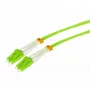 Tecline HD OM5 LC duplex na LC duplex multimódový optický patch kábel, 50/125 µm, limetkovozelená, 25 m 796LL25