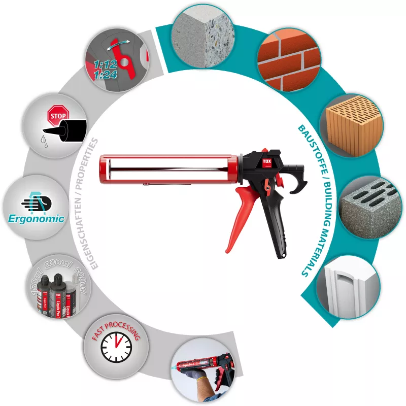TOX LIQUIX BLASTER SWITCH manuálna kazetová pištoľ 310 ml 12:1 08460098