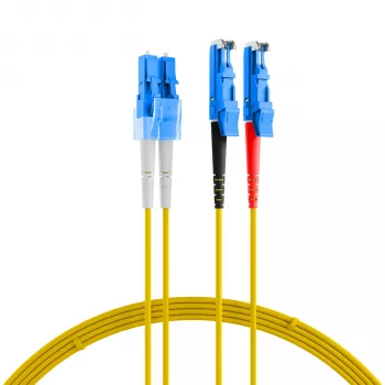 EFB-Elektronik Duplex Jumper LC-E2000 9/125µ OS2 LSZH žltý 2,0mm 1m O0364.1