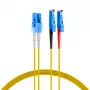 EFB-Elektronik Duplex Jumper LC-E2000 9/125µ OS2 LSZH žltý 2,0mm 1m O0364.1