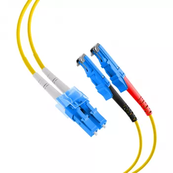EFB-Elektronik Duplex Jumper LC-E2000 9/125µ OS2 LSZH žltý 2,0mm 1m O0364.1