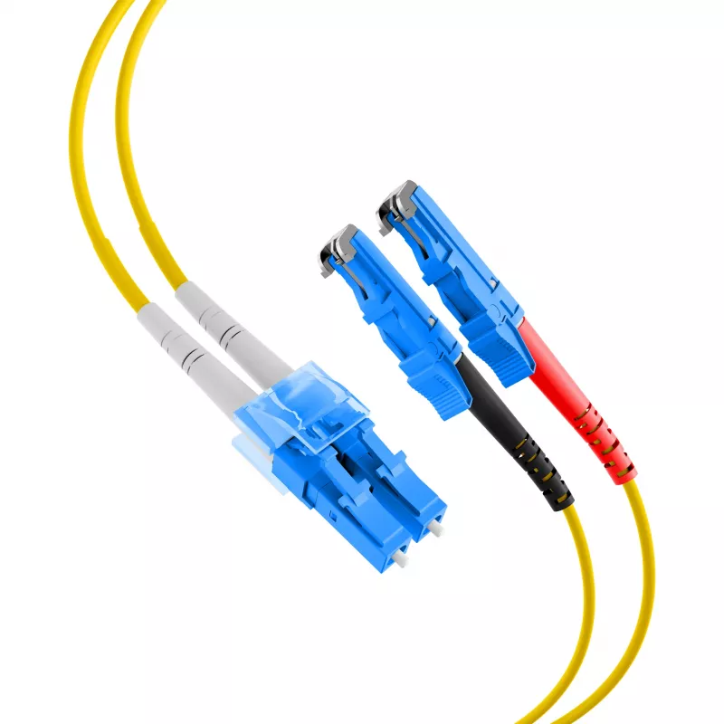 EFB-Elektronik Duplex Jumper LC-E2000 9/125µ OS2 LSZH žltý 2,0mm 1m O0364.1
