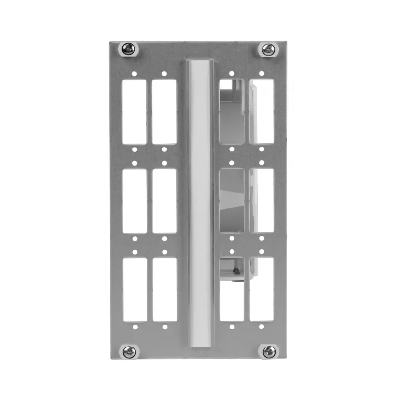 EFB-Elektronik 3U 14HP sklenené vlákno modulový nosič pre 12x SC Duplex, neosadený 53711.24