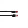 EFB Elektronik K0700SW.0,5 Cat.7 S/FTP LSZH patch kábel, 0,5 m, čierny