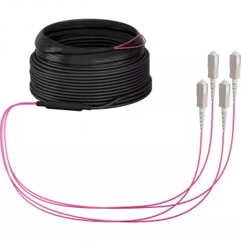 EFB Elektronik OM4 Multimode LWL Trunk kábel, 4 vlákna, SC na SC, 30 m, LSZH, Dca O8301S30OM4