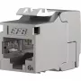 EFB E-20094-24 RJ45 Keystone Slimline/Shortbody Cat.6A komponentne certifikovaný strieborný, 24 ks