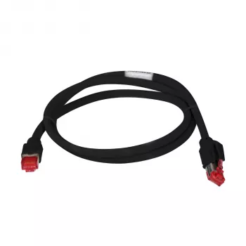 EFB Elektronik Cat.7 S/FTP LSZH patch kábel, RJ45, čierny, 0,15 m K0700SW.0,15