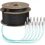 EFB Elektronik Trunk kábel U-DQ ZN BH OM3 12G 1x12 LC-LC 100m Dca LSZH - 100 m O8342S100OM3