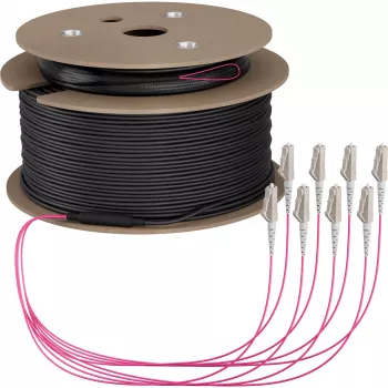 EFB Elektronik Trunk kábel U-DQ ZN BH OM4 8G 1x8 LC-LC 70m Dca LSZH - 70 m (O8322S70OM4)