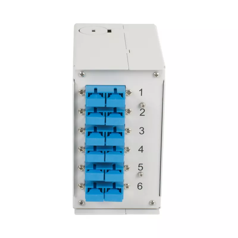 EFB Elektronik DIN-lištová krabica OS2 6x SC-Duplex spojka bez pigtailov (BHS60223.6)