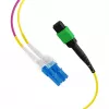 EFB Elektronik MPOF12LCOS2-2 MPO-PLUS/APC(F)-LC trunk kábel OS2 12 vlákien typ B LSZH žltý 2m