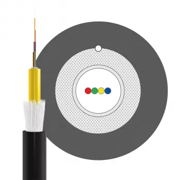 INFRALAN U-DQ(ZN)BH OM4 4G (1x4) Eca 3000N LSZH čierny optický kábel, 7,5mm 54504D2E-CPR