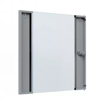 EFB Elektronik sklenené dvere pre X-Rack nástennú skriňu 12U sivá RAL 7035 (WGX-TUR12GR.G)