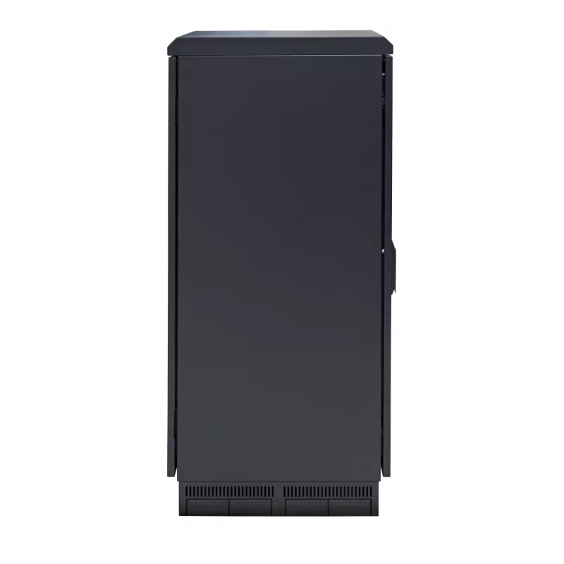 19 inch sieťový rozvádzač 24U 800x800, IP55, s predmontovaným podstavcom, RAL9005 692724IP55V2.TS