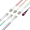 EFB Elektronik MPO-PLUS (F) na LC trunk kábel, OM4, 12 vlákien, Typ B, LSZH, Erika Violet, 1m MPOF12LCOM4-1