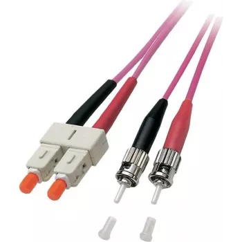 EFB Elektronik duplexný jumper SC-ST 50/125µm OM4 LSZH Erika fialový 3,0mm 20m O0347.20