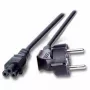 EFB Elektronik EK550.1,8 napájací kábel 1,8 m čierny CEE 7/7 na IEC C5