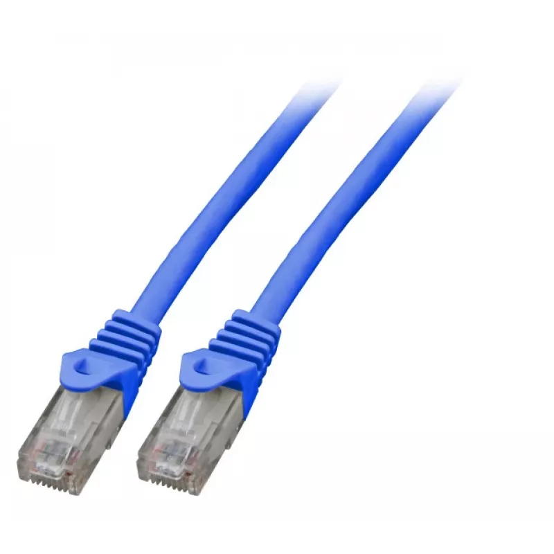 EFB-Elektronik RJ45 patch kábel Cat.5e U/UTP LSZH CCA AWG24/7 modrý 20m (K8110BL.20)