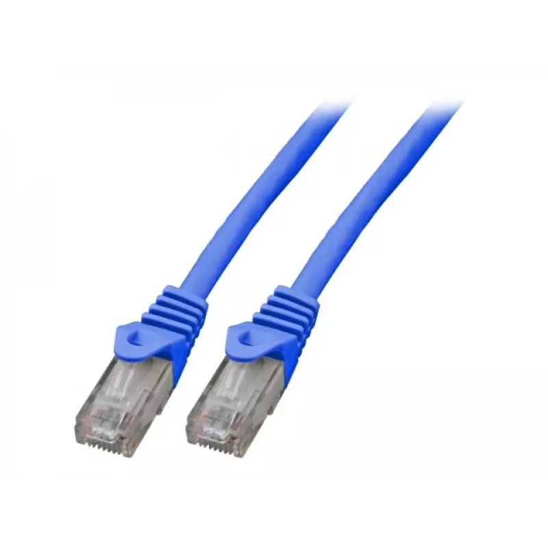 EFB-Elektronik RJ45 patch kábel Cat.5e U/UTP LSZH CCA AWG24/7 modrý 20m (K8110BL.20)