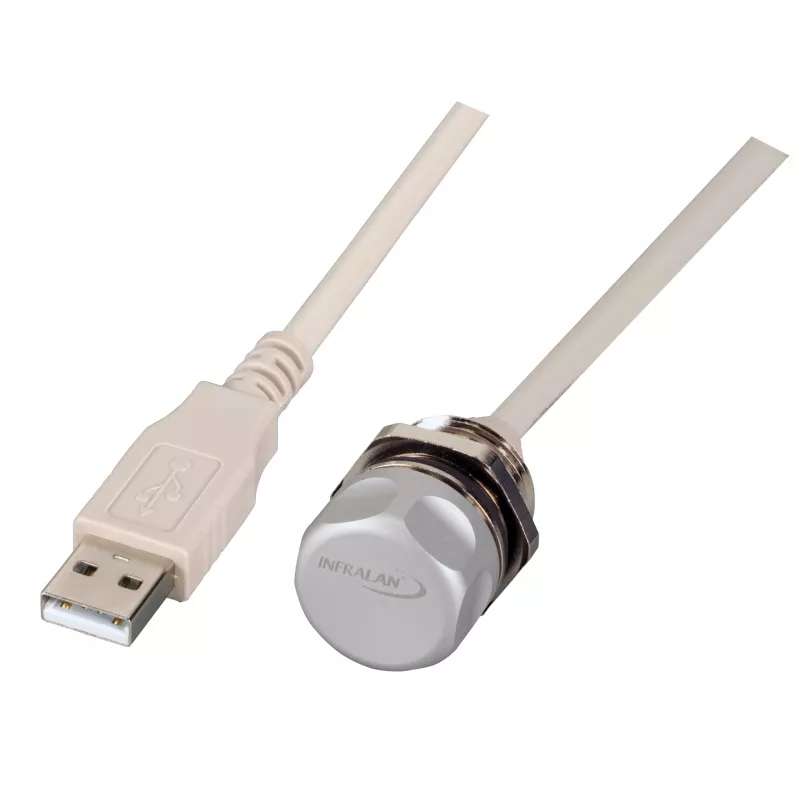 EFB IP67 zabudovateľný USB 2.0 Type-A konektor samica na samicu, M20 závit, 0,5m kábel, servisný port IP67EBUSBA-A0,5FLHS