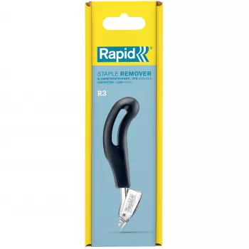 RAPID TOOLS R3 kliešťový odstraňovač sponiek, strieborná/čierna, oceľové čeľuste, ergonomická rukoväť 5001701