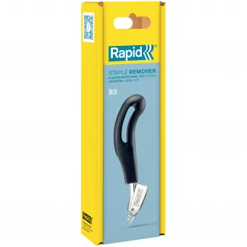 RAPID TOOLS R3 kliešťový odstraňovač sponiek, strieborná/čierna, oceľové čeľuste, ergonomická rukoväť 5001701