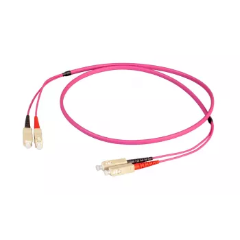 EFB Elektronik Duplex Jumper SC-SC 50/125µ OM4 LSZH Erika fialový plochý twin 3x5mm 7,5m O0318FT.7,5