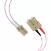 EFB-Elektronik Duplex Jumper LC-SC 50/125µ OM4 LSZH Erika fialový 2,0mm 30m O0323.30