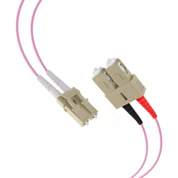 EFB-Elektronik Duplex Jumper LC-SC 50/125µ OM4 LSZH Erika fialový 2,0mm 30m O0323.30