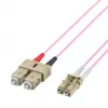 EFB-Elektronik Duplex Jumper LC-SC 50/125µ OM4 LSZH Erika fialový 2,0mm 30m O0323.30