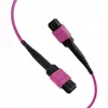 EFB Elektronik MTP-F/MTP-F 48-vláknový Matrix patch kábel OM4, LSZH Erika fialový, kód A, 25m MTPF48MTPFOM4-25-A