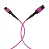 EFB Elektronik MTP-F/MTP-F 48-vláknový Matrix patch kábel OM4, LSZH Erika fialový, kód A, 25m MTPF48MTPFOM4-25-A