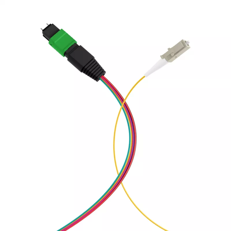 EFB MTP-M/LC 8-vláknový Matrix patch kábel OS2, LSZH žltý, 1m