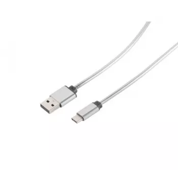 Exertis Connect 39910214 USB-C na USB-A kábel, 1 m, USB 3.2 Gen 1, strieborný