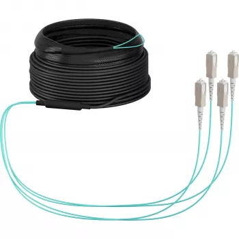 EFB Elektronik OM3 multimódový LWL trunk kábel, 4 vlákna, SC-SC, 10 m, LSZH, Dca O8301S10OM3
