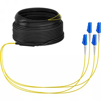 EFB Elektronik trunk kábel U-DQ ZN BH OS2 4E 1x4 LC-LC 30 m Dca LSZH G675A1 - kábel - 30 m O8303S30OS2