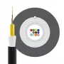 INFRALAN U-DQ(ZN)BH OS2 12E (1x12) Eca 3000N LSZH čierny, 7,5 mm G657A1 sklenený kábel 54412D1E-CPR