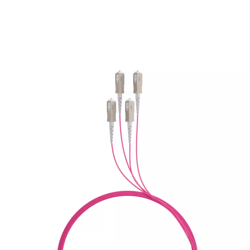 EFB Elektronik trunk kábel U-DQ ZN BH OM4 4G 1x4 SC-SC 90 m Dca LSZH - 90 m O8301S90OM4