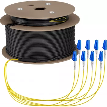 EFB Elektronik OS2 8-vláknový LC-LC trunk kábel 120 m LSZH Dca O8322S120OS2