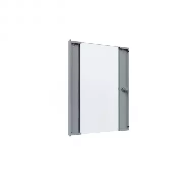 EFB Elektronik sklenené dvere pre X-Rack nástennú skriňu 15U sivá RAL7035 3/3 WGX-TUR15GR.G