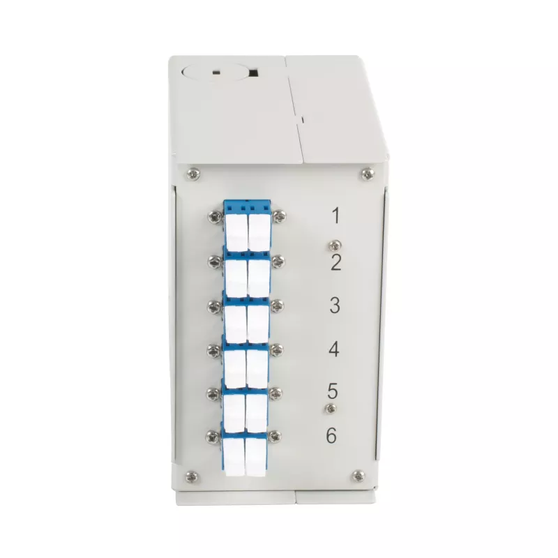 EFB Elektronik DIN lištová krabica OS2 6x LC-duplex spojka bez pigtailov (BHS60921.6)