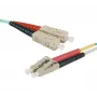 EXERTIS CONNECT sklenené patch kábel, 50/125 µm, OM3, SC duplex na LC duplex, tyrkysový, 4,0 m