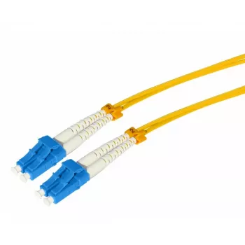 Tecline HD optický patch kábel, 9/125 µm, singlemode, OS2, LC duplex na LC duplex, žltá, 3,0 m 799LL03