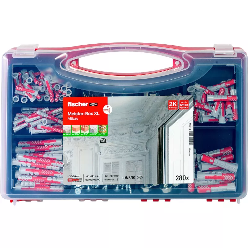 fischer Meister-Box XL Altbau+ S krabica so sadou hmoždiniek (577865)