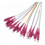 Tecline optické pigtaily, OM4, farebné, LC/UPC, 2,0 m, 12 kusov 20500017