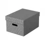 Esselte Home Úložný box M, 17,5 L, 26,5 x 36,5 x 20,5 cm, balenie 3 ks, biela/sivá (628283)