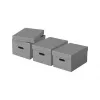 Esselte Home Úložný box M, 17,5 L, 26,5 x 36,5 x 20,5 cm, balenie 3 ks, biela/sivá (628283)